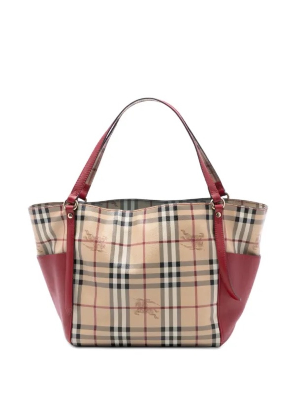 Burberry Haymarket Check Coated Canvas Canterbury Tote Bag